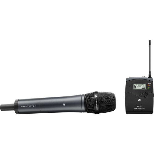 میکروفون-بی-سیم-دستی-سنهایزر-Sennheiser-EW-135P-G4-Camera-Mount-Wireless-Cardioid-Handheld-Microphone-System